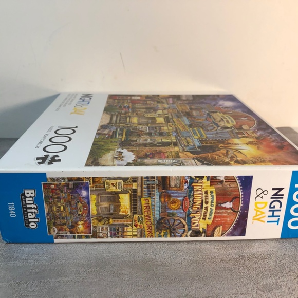 Buffalo Games 1000-Piece Wild West Trading Post Adult Interlocking Jigsaw Puzzle - Picture 2 of 7